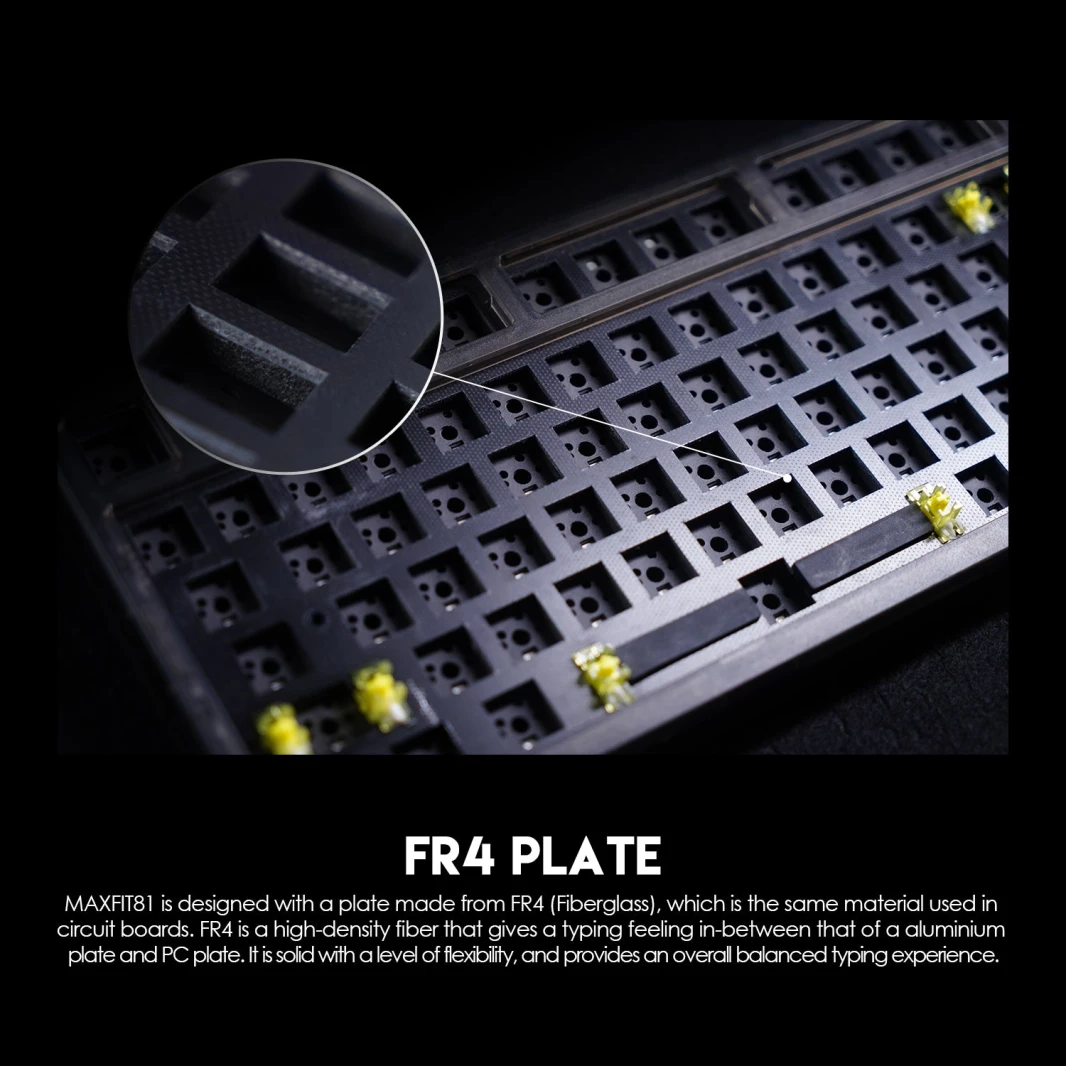 Fantech MaxFit81 Mk910 PBT Frost Wireless Mechanical Gaming Keyboard