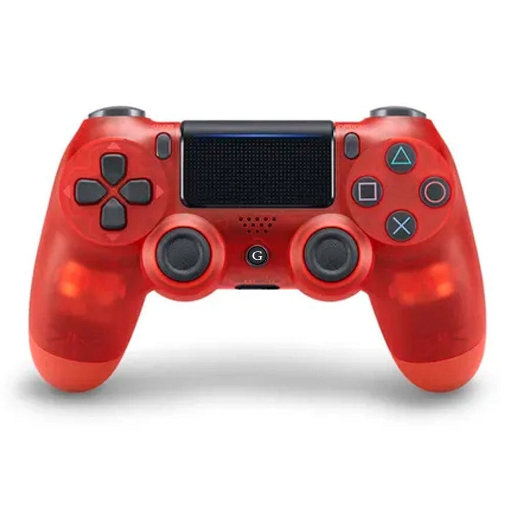 اللاسلكي BT Gamepad لوحدة التحكم PS4 Trans Red