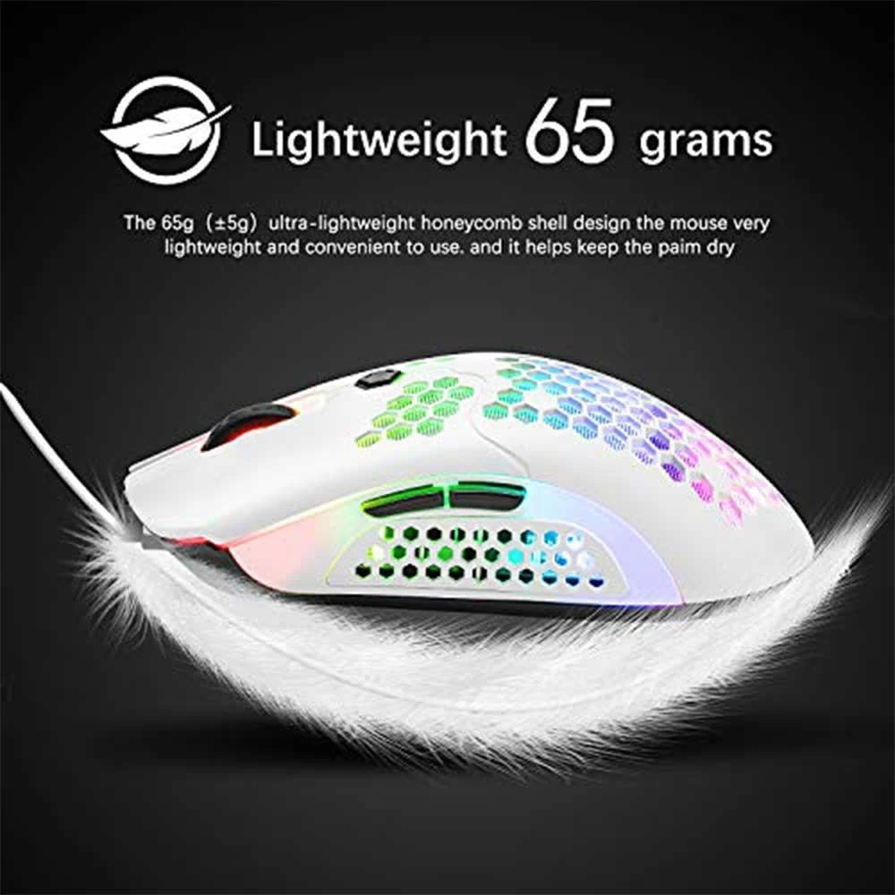 Ziyoulang M5 RGB Mouse Lightweight Wired Mouse