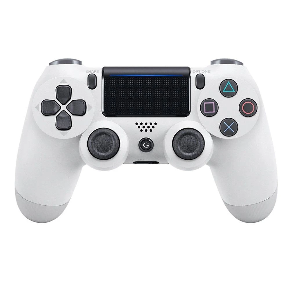 اللاسلكي BT Gamepad لوحدة التحكم PS4 صلبة بيضاء