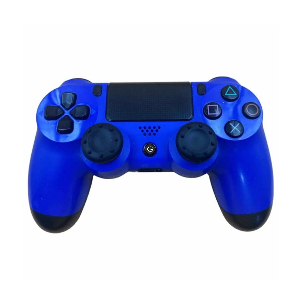 اللاسلكية BT Gamepad لوحدة التحكم PS4 الصلبة الأزرق