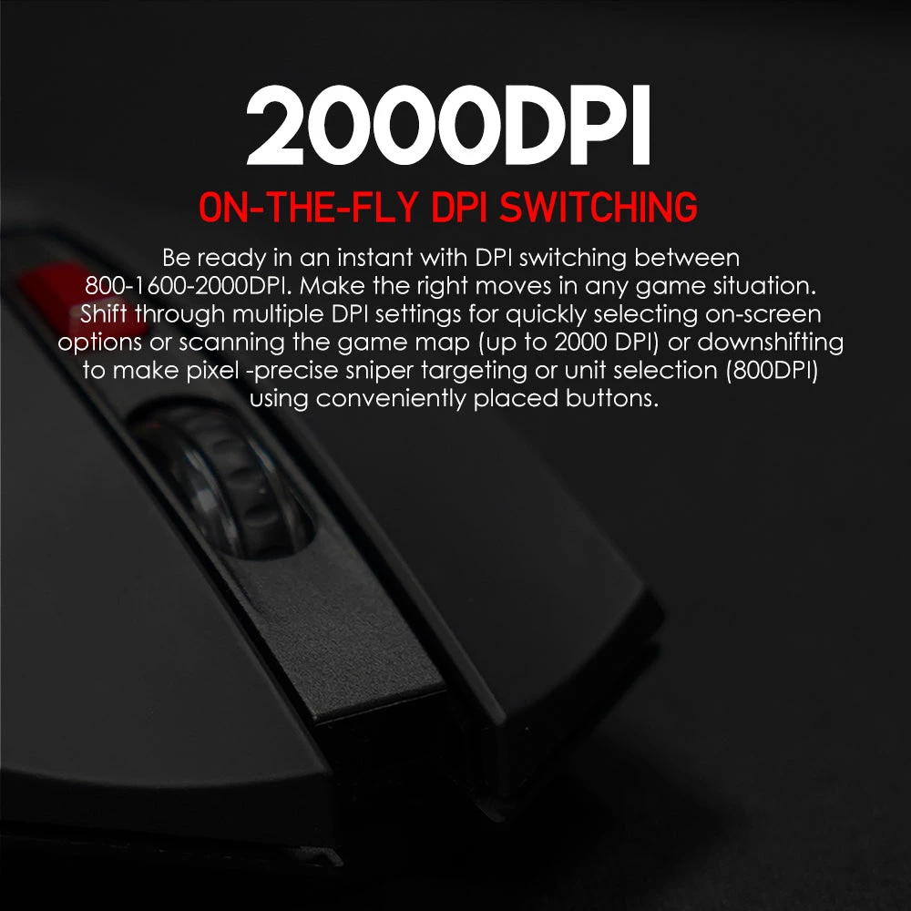 Raigor II WG10 Wireless 2.4 جيجا هرتز الماوس  للألعاب