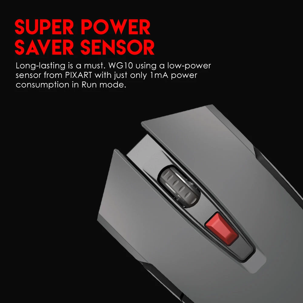 Raigor II WG10 Wireless 2.4 جيجا هرتز الماوس  للألعاب