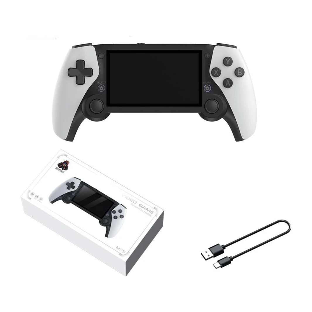 M25 Game Game Console Television HDMI متوافق 4.3 بوصة 64G 20000+ألعاب 80*272 شاشة LCD HONEHELD HDTV Game Dual Wireless Gift