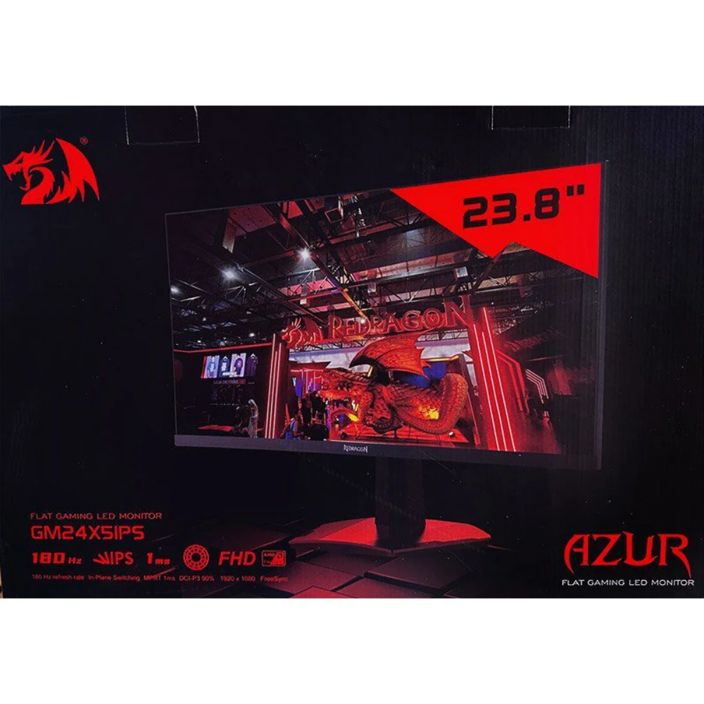 Redragon GM24X5IPS 24-Inch Full HD 180Hz 1ms Gaming Monitor | GM24X5IPS