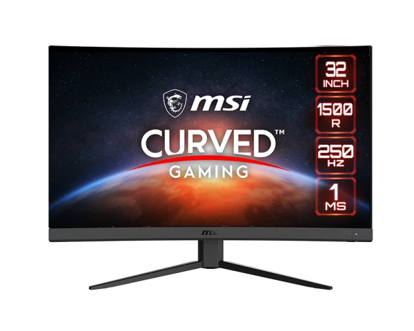 MSI G32C4X, 32" Gaming Monitor, 1920 x 1080 (FHD) Curved Gaming Monitor