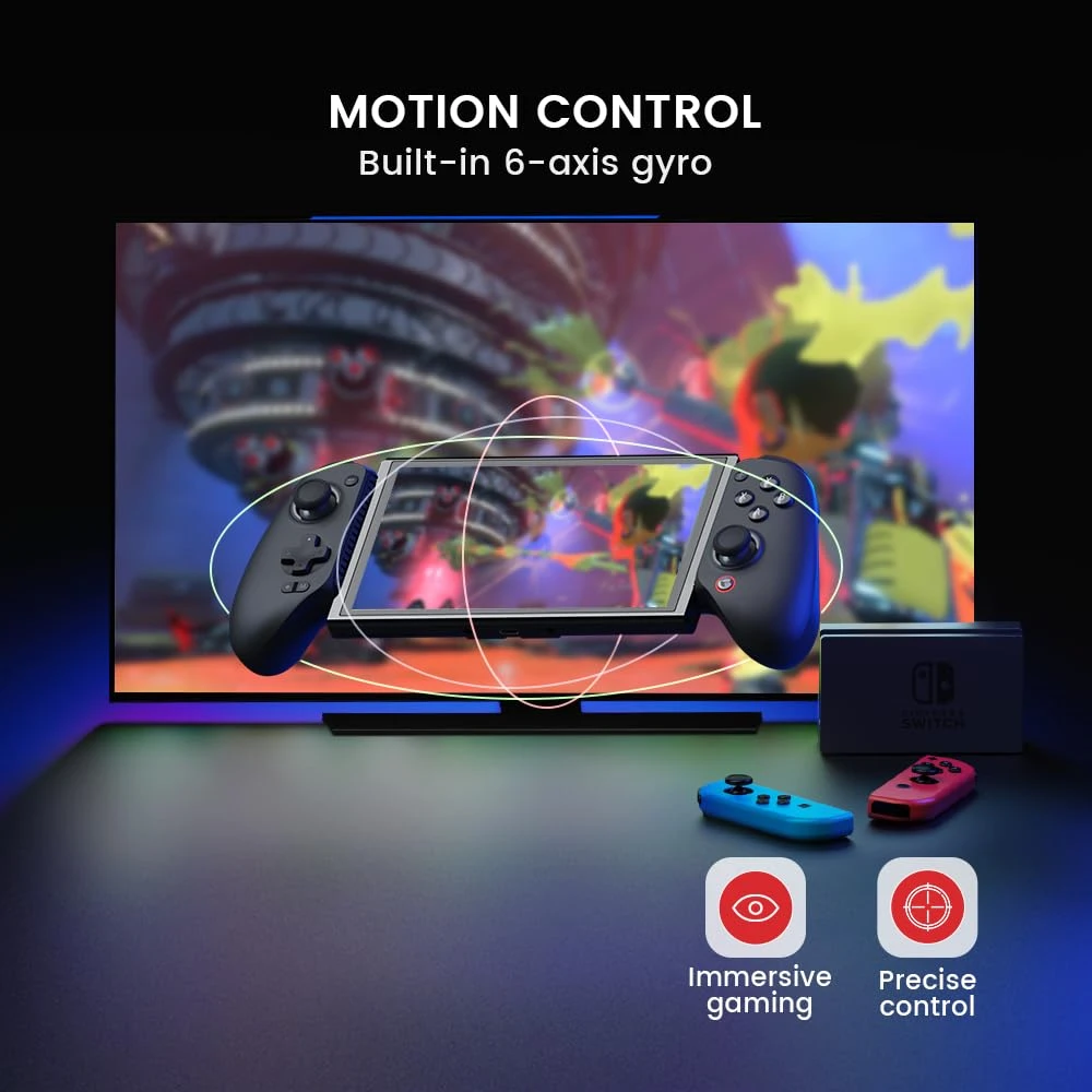 Gamesir G8 Plus Controller Bluetooth Mobile Game Controller لـ Switch & IOS & Android & Tablets ، لوحة ألعاب لاسلكية مع تأثير القاعة