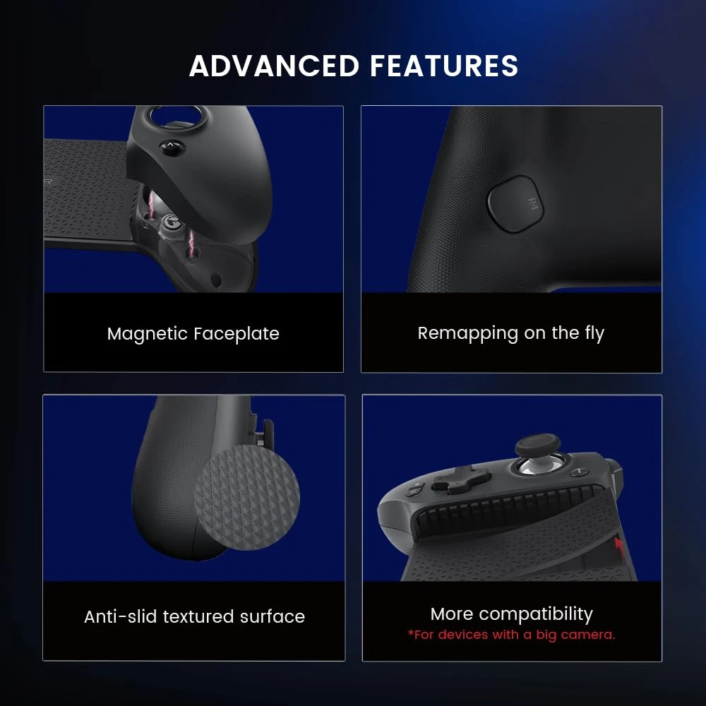 Gamesir G8 Plus Controller Bluetooth Mobile Game Controller لـ Switch & IOS & Android & Tablets ، لوحة ألعاب لاسلكية مع تأثير القاعة