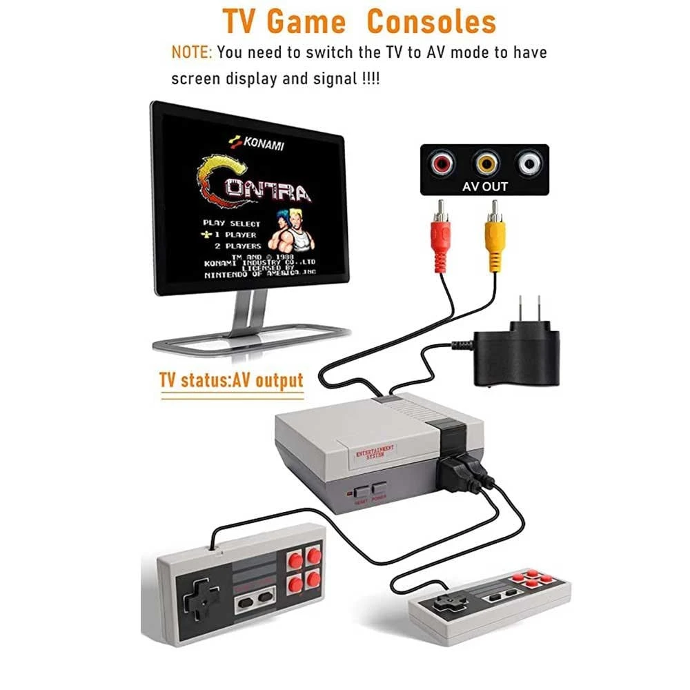 الكلاسيكية Retro Game Console Mini Video Game Armons مع 620 لعبة - إخراج AV