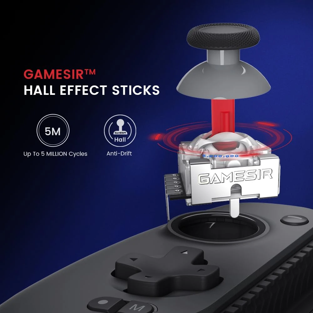Gamesir G8 Plus Controller Bluetooth Mobile Game Controller لـ Switch & IOS & Android & Tablets ، لوحة ألعاب لاسلكية مع تأثير القاعة