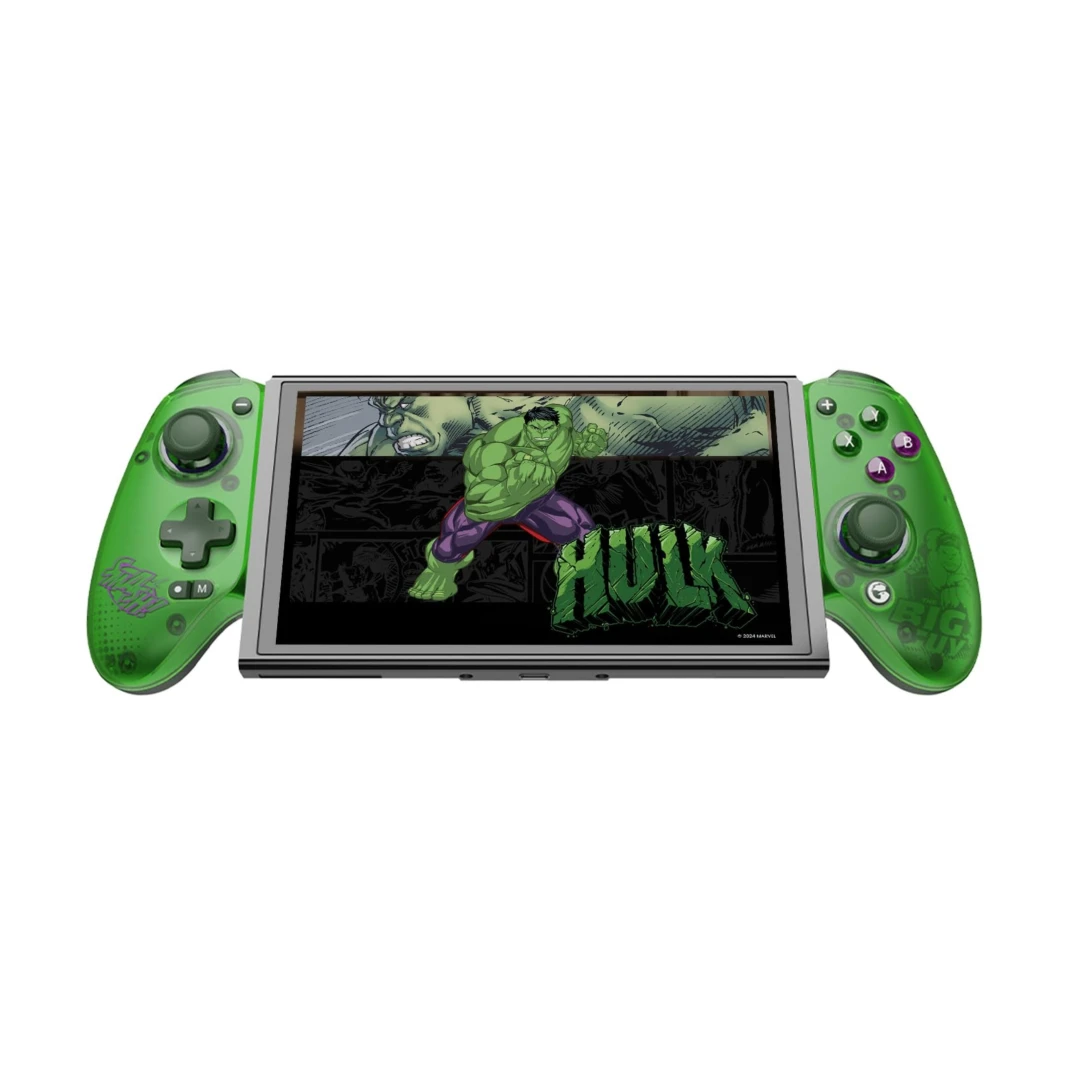 Gamesir G8 Plus وحدة تحكم لعبة Bluetooth Mobile Game لـ Switch & IOS & Android & Tablets و Wireless Gamepad - Hall Effect Boysticks & Triggers مناسبة لـ PlayStation و Steam Link و PubG Mobile و Call of Duty (G8 Plus Hulk Edition)