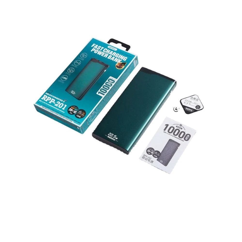 Remax RPP-201 10000Mah Multi-Compatible Fast Charging Power Bank