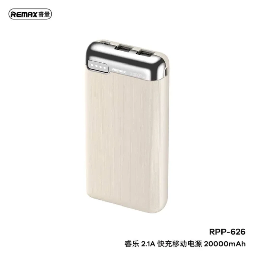 Remax RPP-626 20000mah Series Ruinay Series 2.1A Fast Charging Power Bank