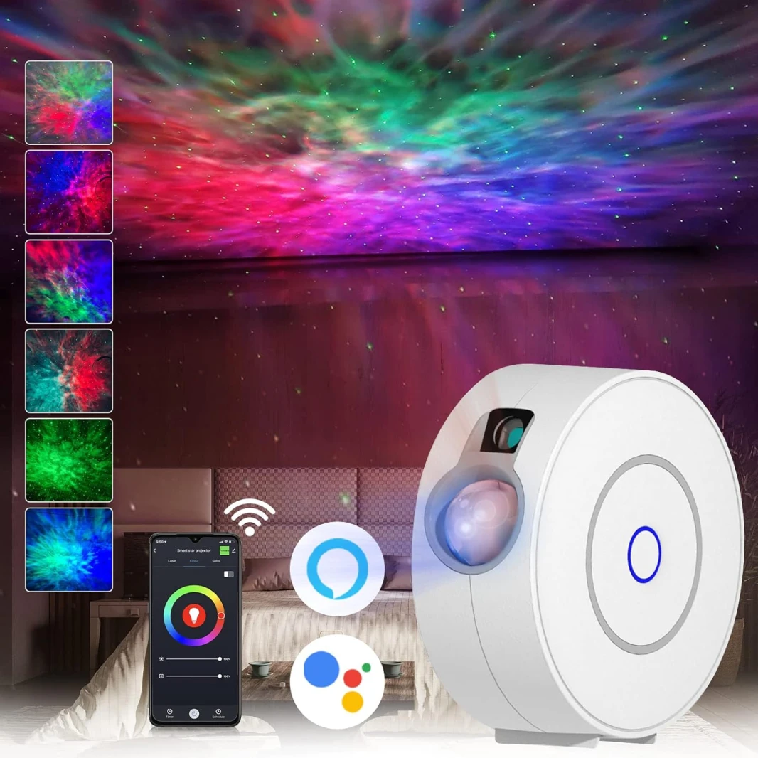 جهاز عرض Galaxy الذكي متوافق مع Alexa & Google Home