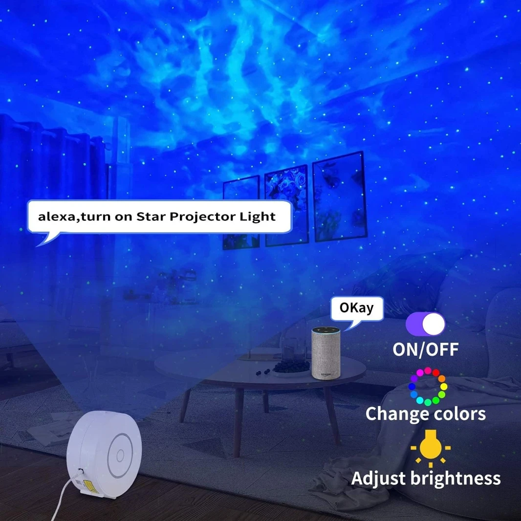 جهاز عرض Galaxy الذكي متوافق مع Alexa & Google Home