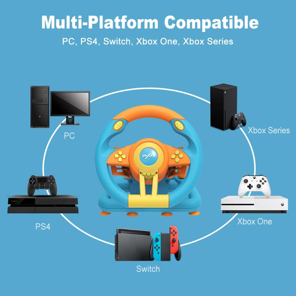 PXN V3III 180° Gaming Steering Wheel