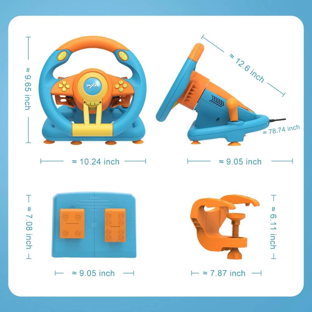PXN V3III 180° Gaming Steering Wheel