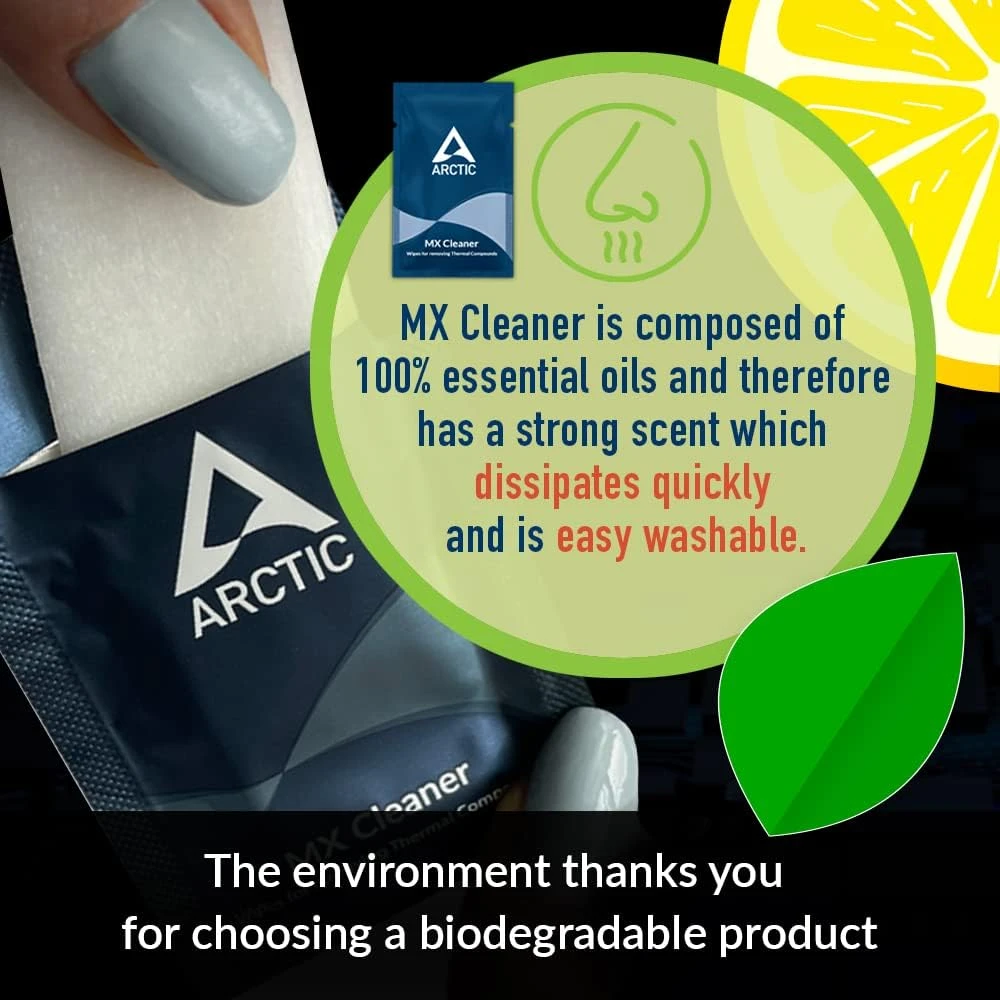 ARCTIC MX-6 (4 G ، incl. 6 MX Cleaner)-الأداء النهائي المعجون الحراري لوحدة المعالجة المركزية ، وحدات المفاتيح ، وبطاقات الرسومات ، وأجهزة الكمبيوتر المحمولة ، والتوصيل الحراري العالي للغاية ، والمتانة الطويلة ، والموصل