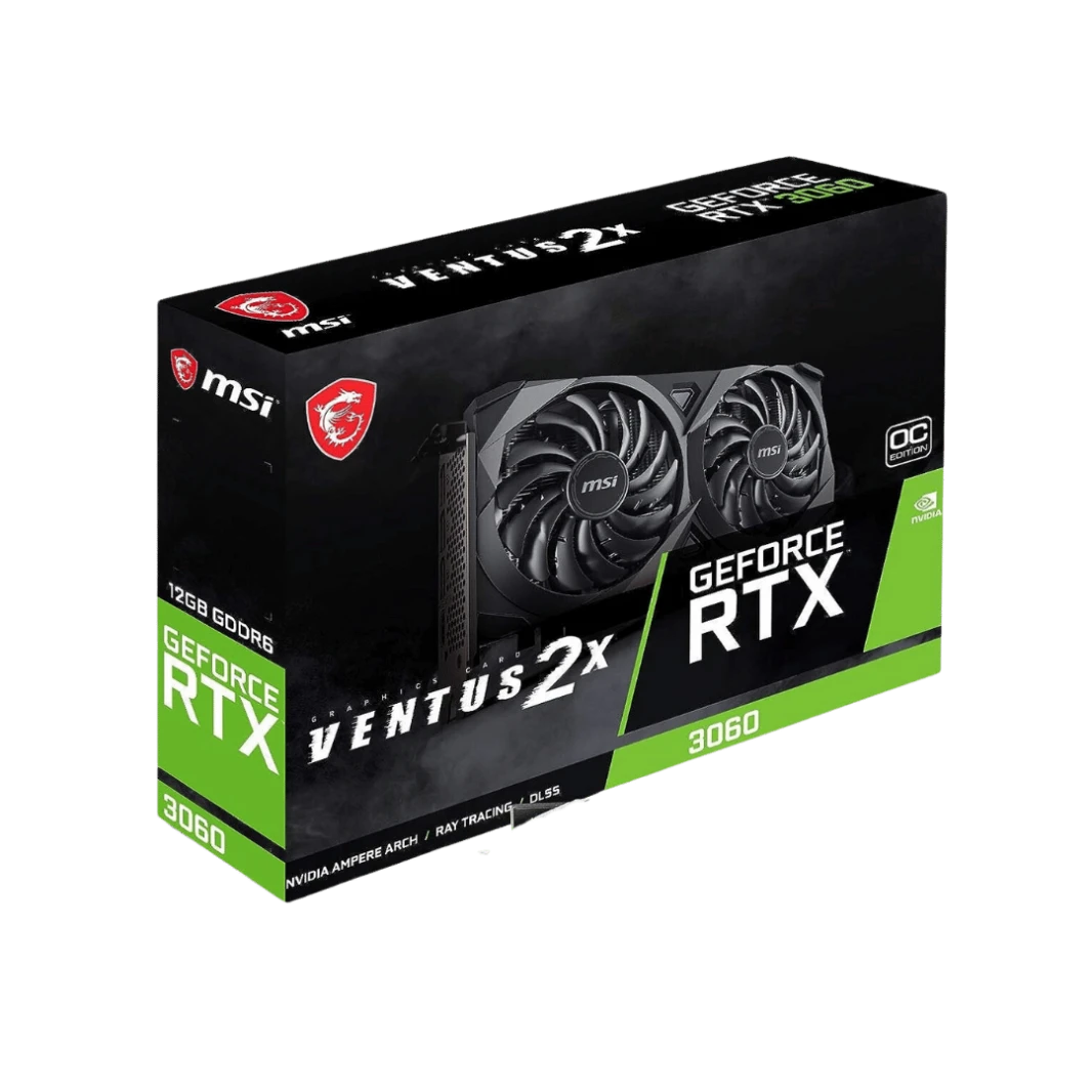 MSI Gaming Geforce RTX 3060 12GB 15 GBPS GDRR6 192-BIT HDMI/DP PCIE 4 TORX TWIN FAN AMPERE OC CARD