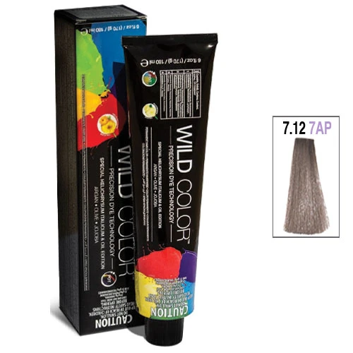 Hair Color Cream Ash Pearl 7.12 7AP -180ML