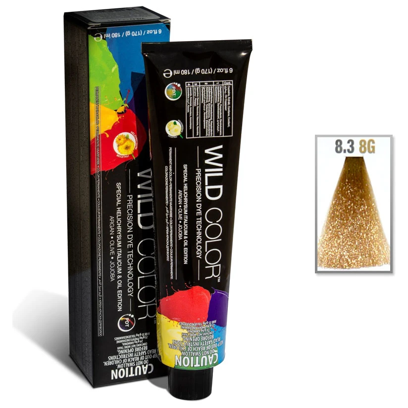Hair Color Cream Gold 8.3 8G -180ML