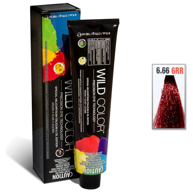 Hair Color Cream Red 6.66 6RR -180ML