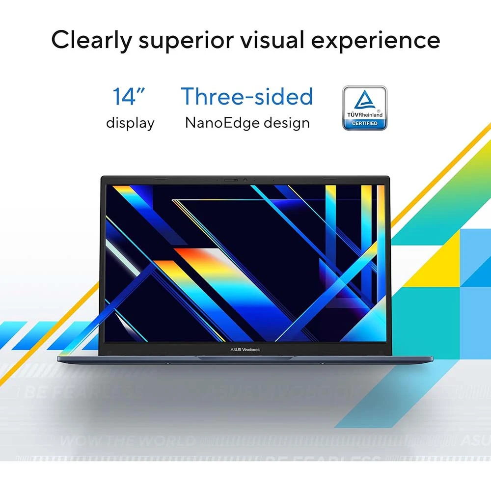 Asus vivobook F1404ZA-TS52 "Intel Core I5-1235U ، 8GB DDR4 RAM ، تخزين 512GB SSD NVME ، 14 بوصة ، ويندوز 11" F1404ZA-TS52