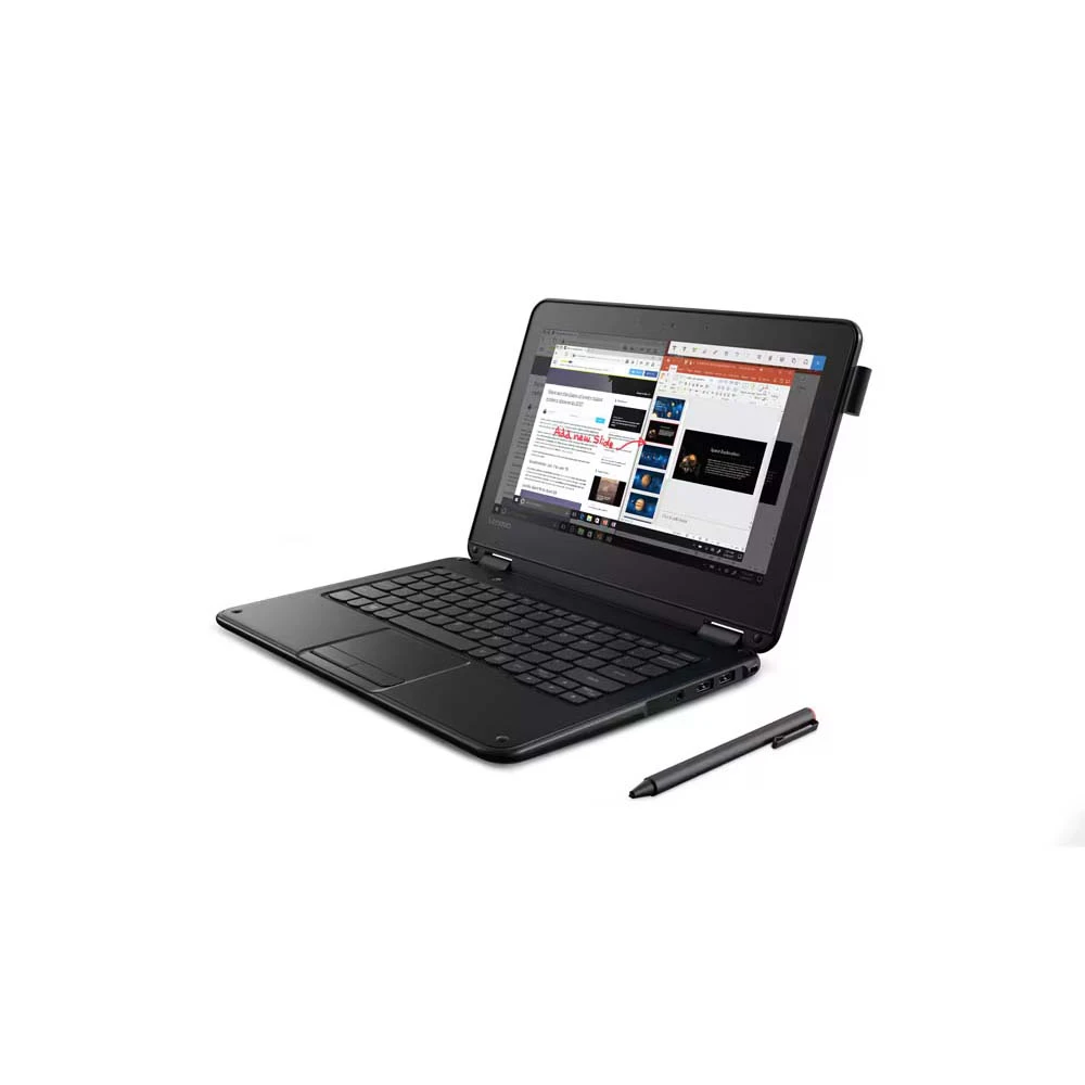 Lenovo 300E Winbook 2-in-1 "Intel Celeron N3450 ، 4GB DDR4 ، 128GB ، 11.6 ″ IPS Touch Screen ، Windows 11" 81FY000BUS