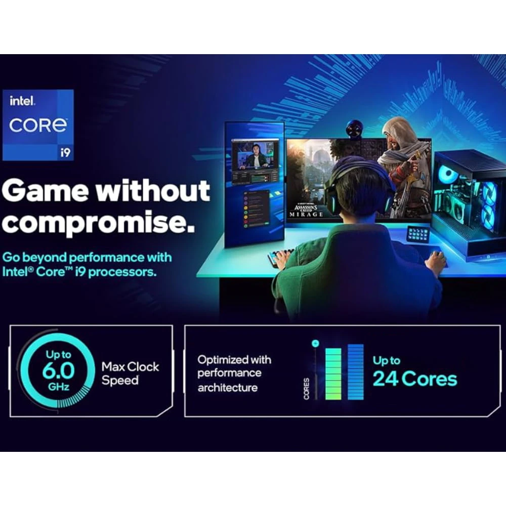 CPU Desktop Intel-Core I9-14900K (14Gen)-24 Total Cores-BX8071514900K (2ANS-WARRANTY)