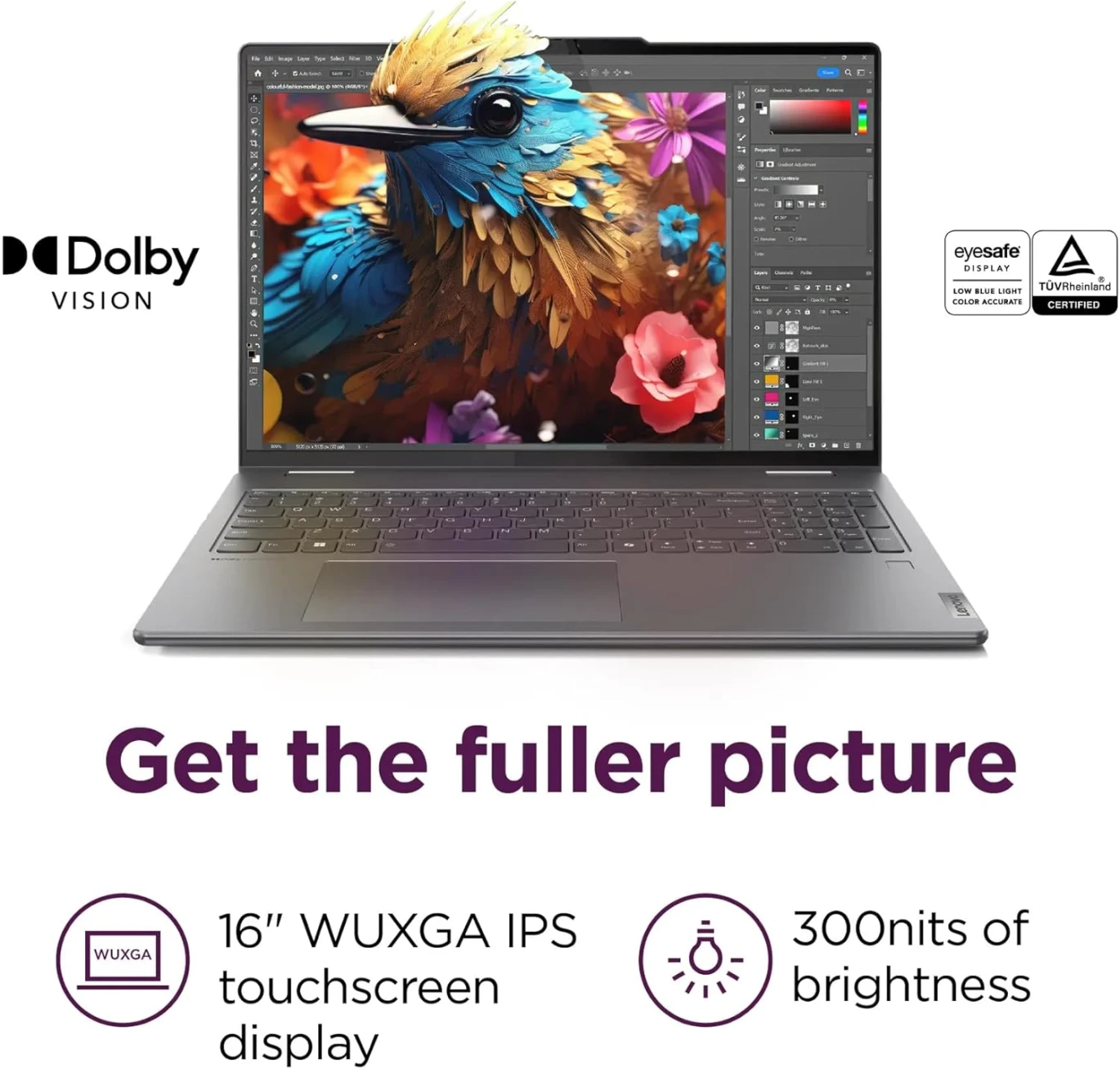 Lenovo Yoga 7 2-in-1 16IML9  [ Intel Ultra 7 | 16GB RAM | 1TB SSD | 16″ WUXGA (1920×1200) | Windows 11 Home ]  – 83DL0002US