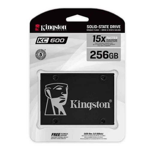 Kingston KC600 256GB SATA III Solid State Drive SSD
