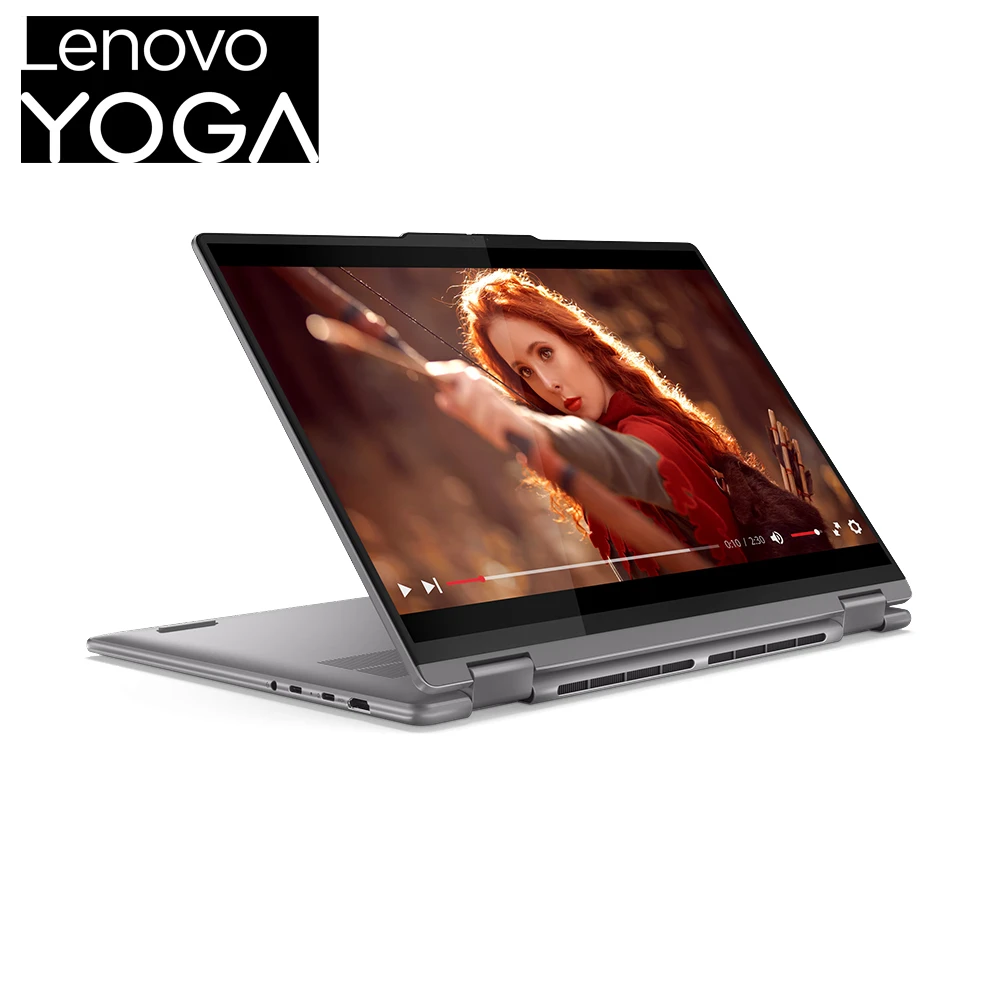 Lenovo Yoga 7 2-in-1 16ahp9 (AMD Ryzen ™ 5 8640HS / 8GB DDR5 RAM / 512GB NVME M.2 SSD / AMD Radeon ™ 760M Graphics / 16 ″ Wuxga IPS / Windows 11) [83dm0004us]