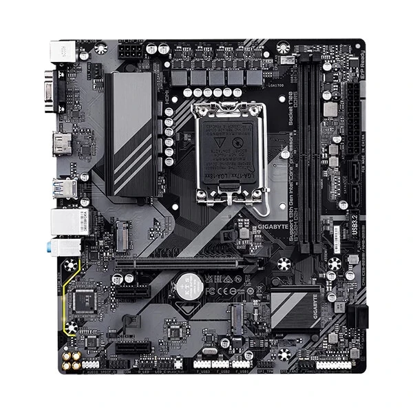 Gigabyte B760M D2H DDR5 LGA1700 Micro ATX يدعم المعالجات 14 /13 / 12th | 2*PCIe 4.0 x4 M.2 الموصلات | 2*Dimms XMP الذاكرة
