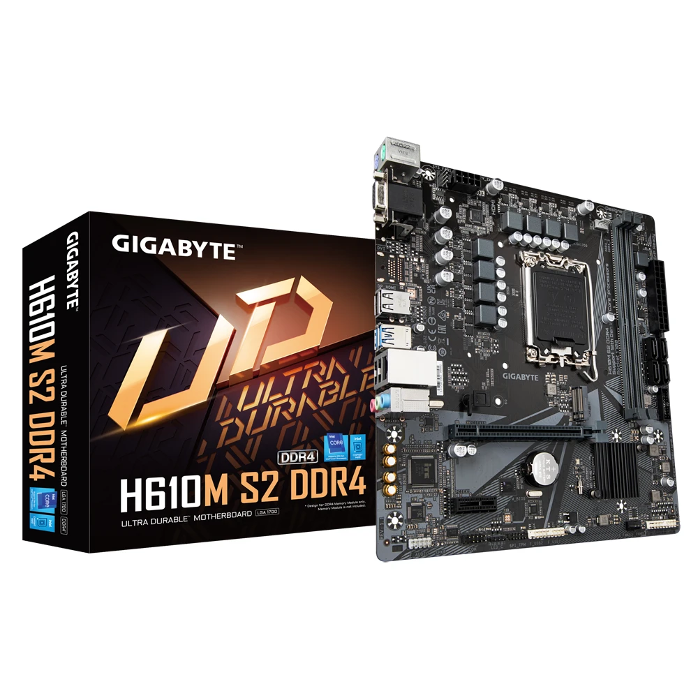 Gigabyte H610M S2 DDR4 | المقبس 1700 | Micro ATX (Rev.1.3)
