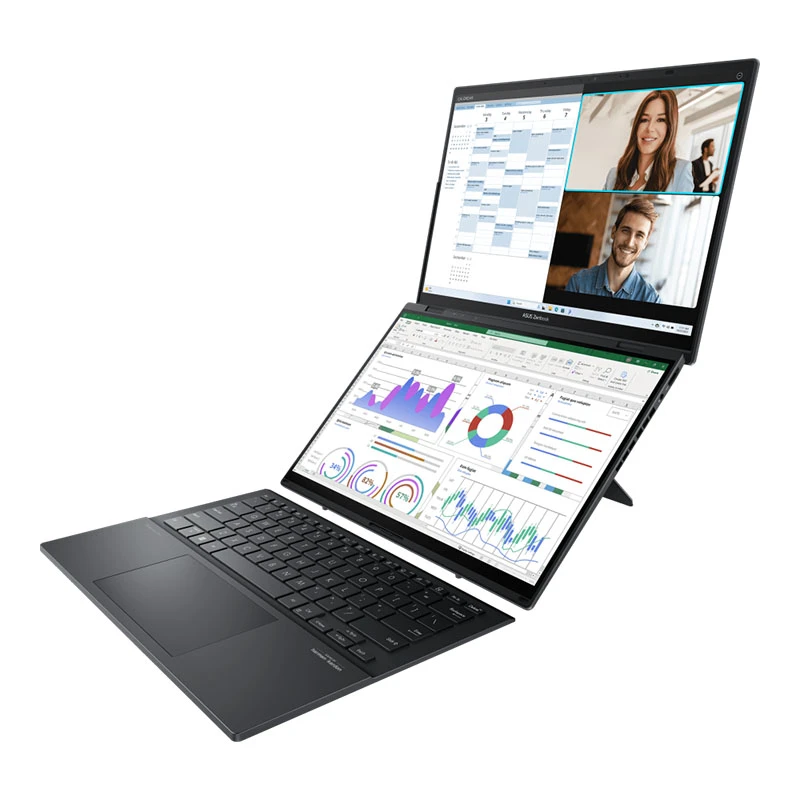 Asus Zenbook Duo UX8406CA (Intel® Core ™ Ultra 9-285H / 32GB LPDDR5X / 2TB NVME PCIE 4 / Intel® ARC ™ Graphics / 14 ″ 3K WQ+ (2880 x 1800) OLED / Windows 11 Home) [90NB14X1-M003F0]
