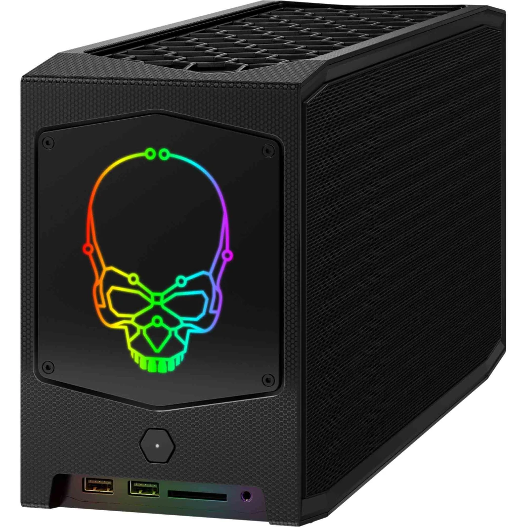 Intel NUC 11 Quister Kit Bundle (I9-11900KB / 16GB-3200 RAM / 1TB NVME SSD / Intel IRIS XE Graphics / 650-Watt 80+ GOLD PSU / WI-FI 6E / BT V5.2 / PCIE X16 GEN.4 for G.C / 2XTHUNDERBOLT 4 / DOS) (RNUC11BTMI