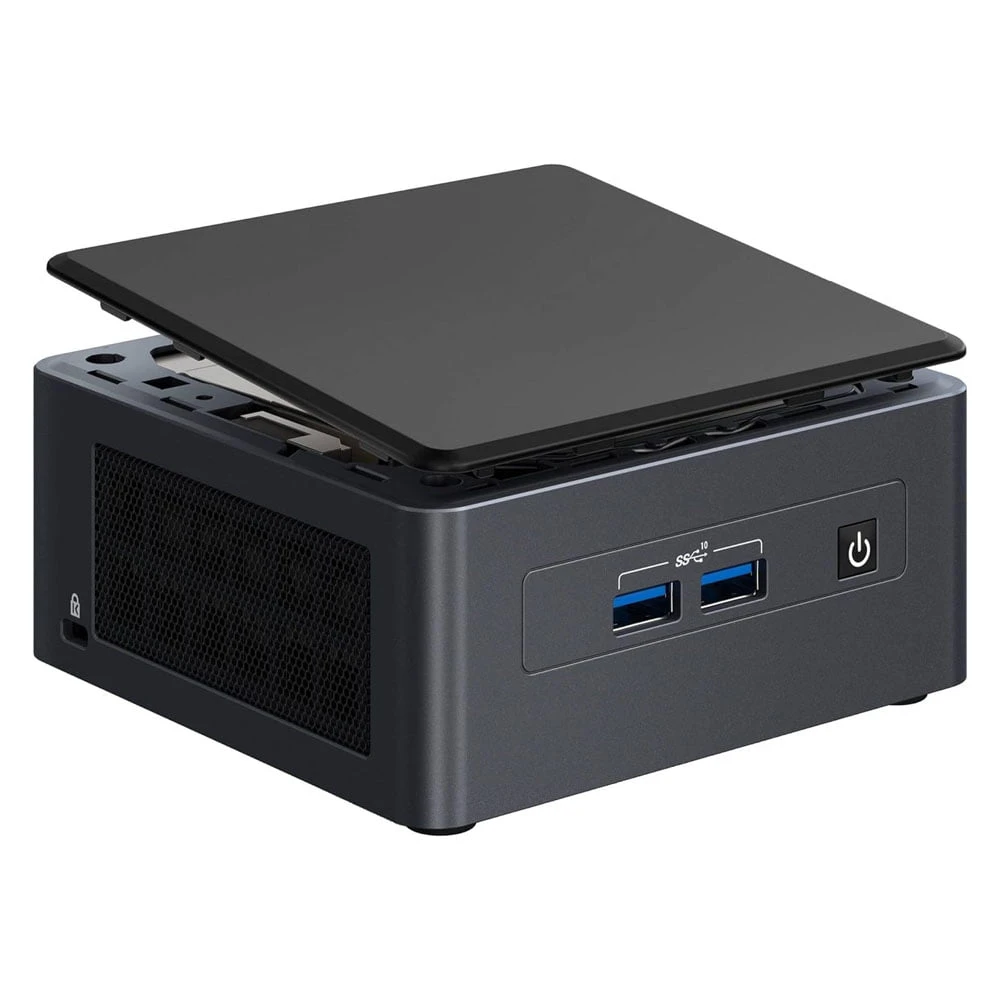 Intel® NUC 11 PRO KIT NUC11TNHI5 (I5-1135G7 / ما يصل إلى 64 جيجا بايت RAM / دعم SSD أو NVME Storage / Intel® IRIS® XE Graphics / DOS) [BNUC11TNHI50000]