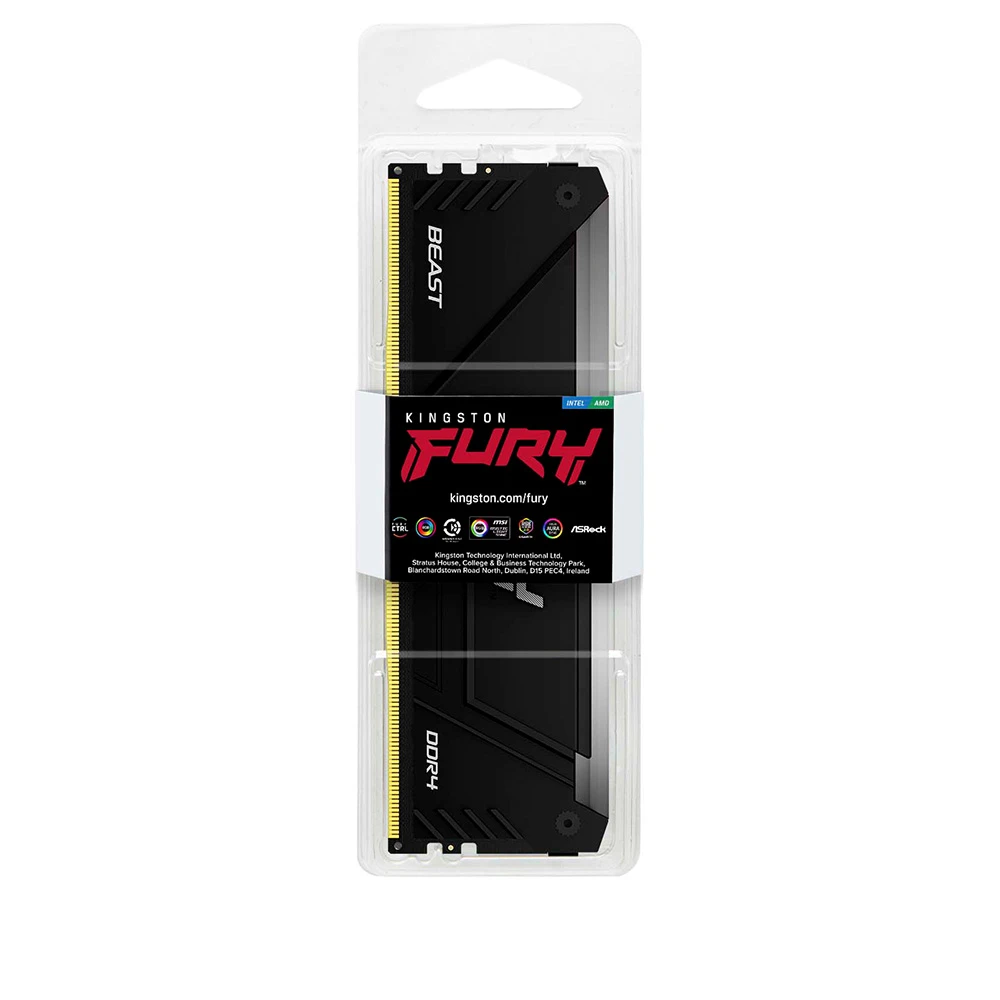 Kingston 16GB FURY Beast DDR4-3200 RGB Memory [ KF432C16BB2A/16 ]