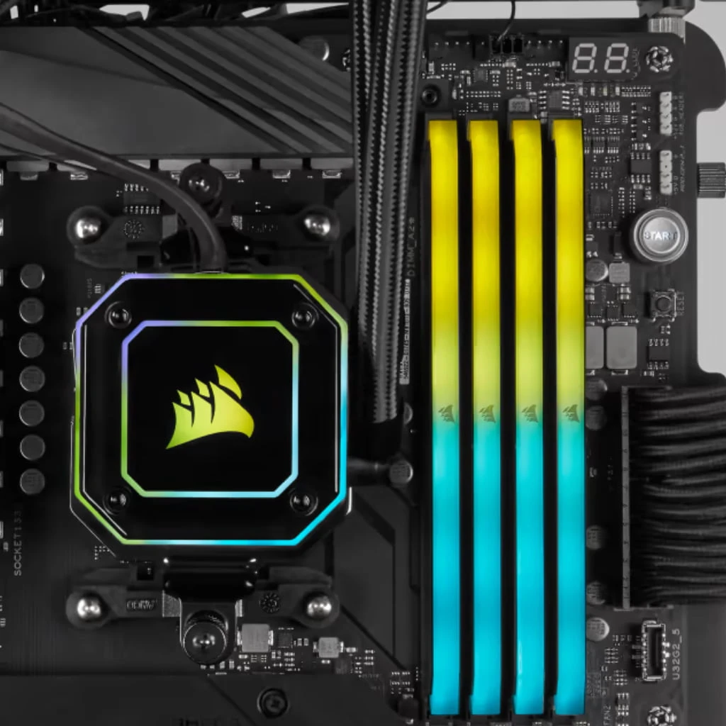 Corsair Vengeance RGB RS - 16GB (2 × 8GB) DDR4 RAM KIT - 3600MHz - C18 - CMG16GX4M2D3600C18