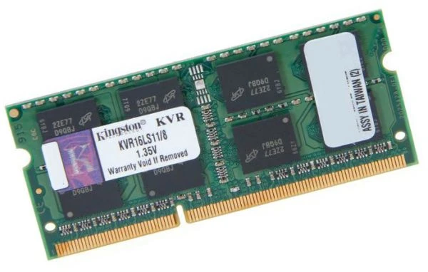 Kingston 8GB/1600MHz DDR3 PC3L -12800 CL11 204 -Pin SODIMM RAM (KVR16LS11/8) (1.35V)