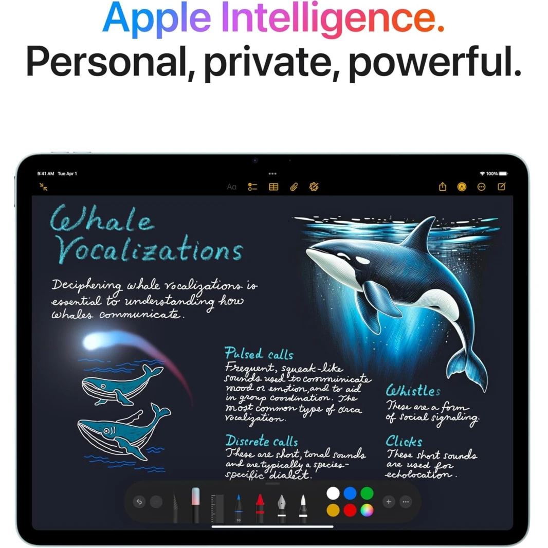Apple 11 ″ iPad Air (M3 | عرض شبكية العين السائل 11 بوصة | 256GB | Wi-Fi فقط | معرف اللمس | Space Gray)-MCA14LL/a