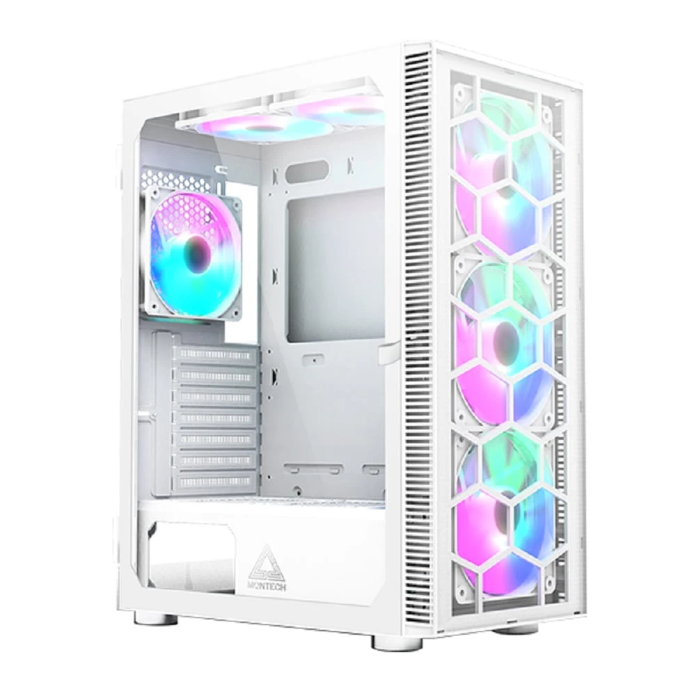 Montech X3 Glass White Case X3-Glass-Wht