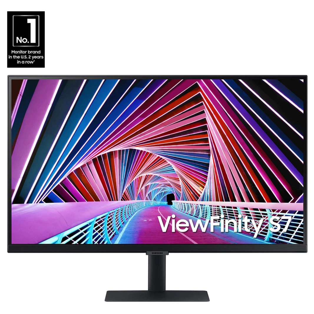 شاشة مسطحة Samsung S7 32 ″ بوصة "4K UHD ، VA ، 60 هرتز ، 5 مللي ثانية" S32A700N