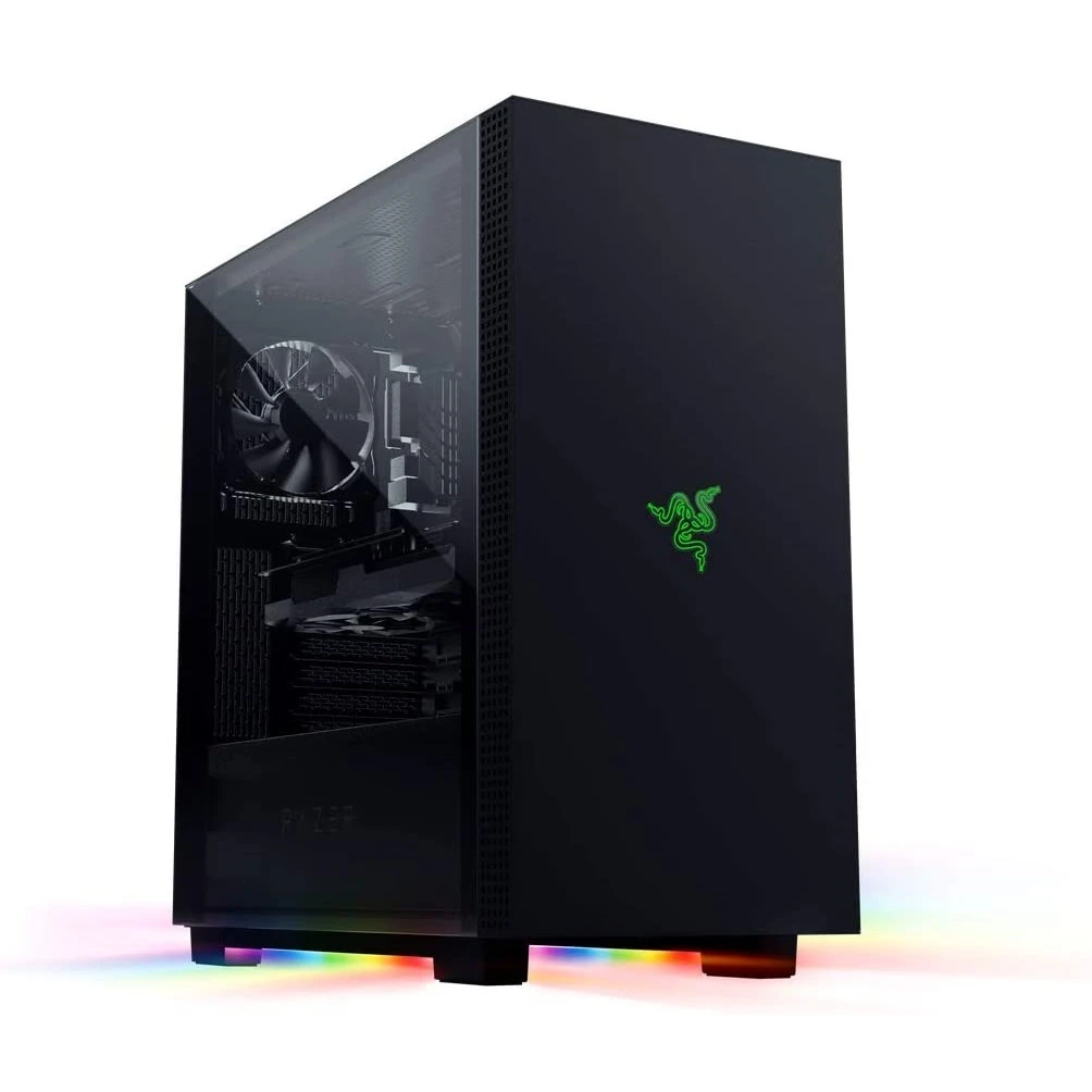 Razer Tomahawk ATX ATX ATX ATX Hassis مع Razer Chroma RGB-RC21-01420100-R3M1