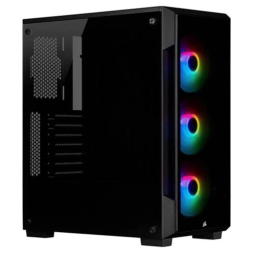 Corsair ICUE 220T RGB Glass Glass Mid-Fower Case (Black)-CC-9011190-WW