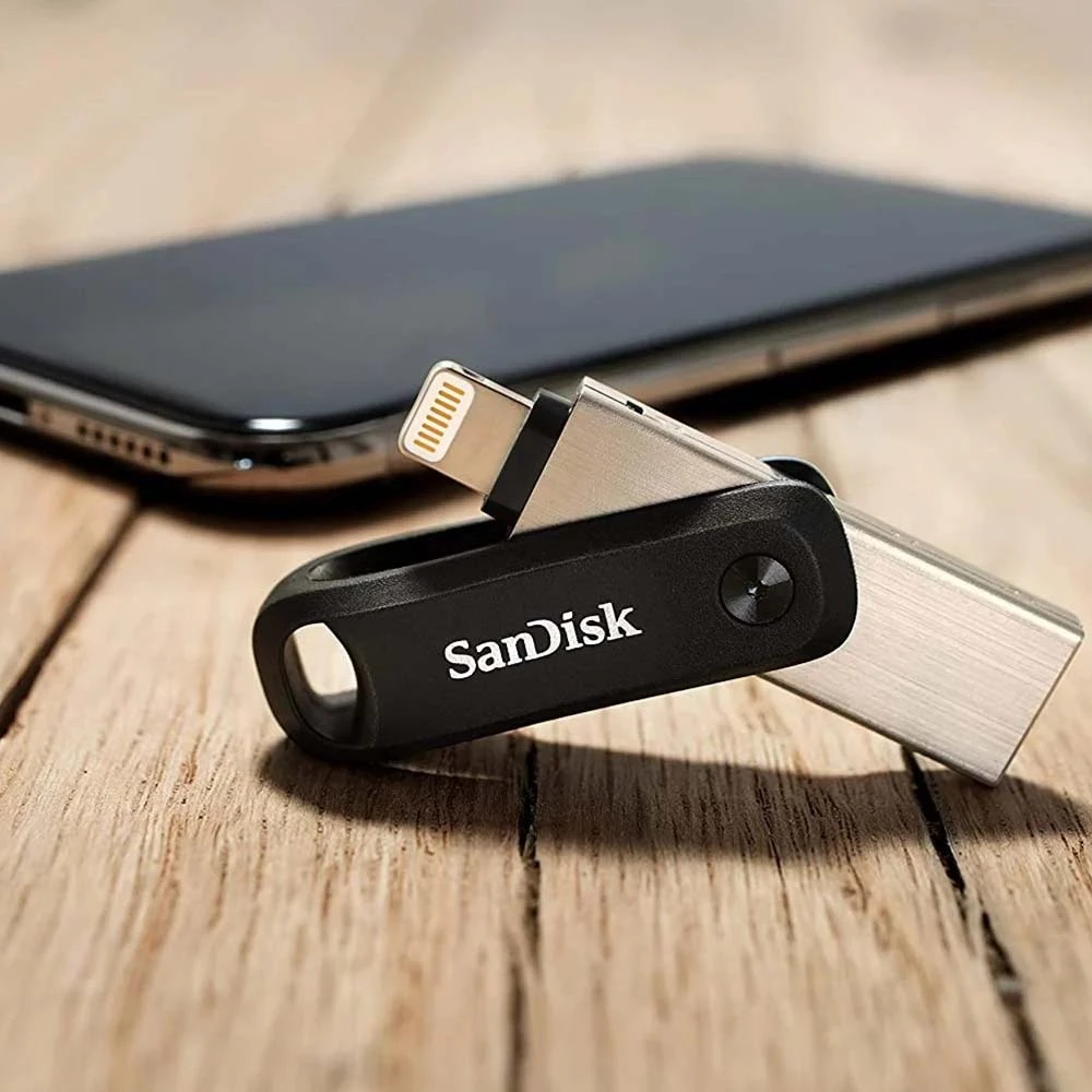 Mandisk 256gb Ixpand Flash Drive Go Lightning for iPad ، iPhone [SDIX60N-256G-GN6NE]