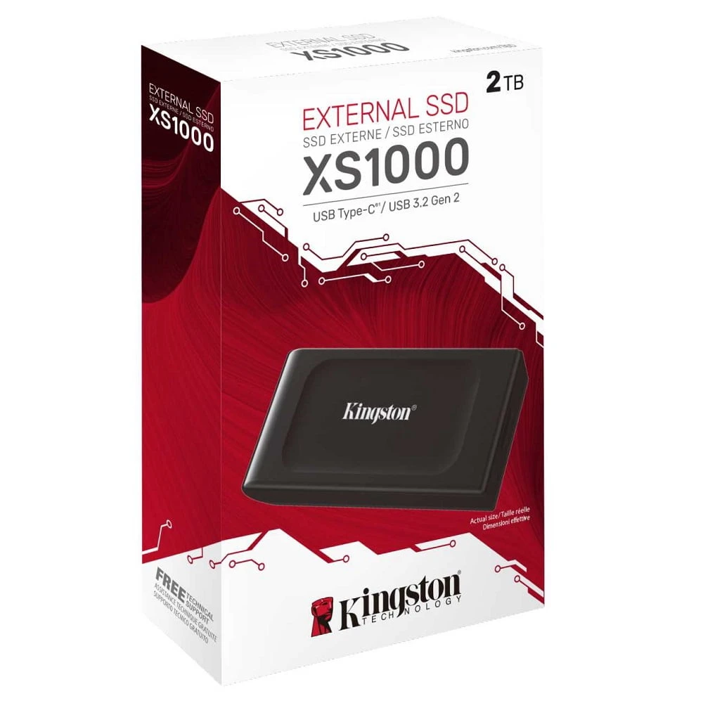 Kingston XS1000 External SSD Storage 2TB SXS1000/2000G