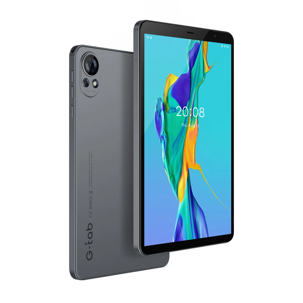 G-Tab Tablet T8 (8.0 ″ (800 × 1280 IPS) / Quad Core / 4GB RAM / 128GB التخزين / LTE / GRAY / Android 14) [T8]