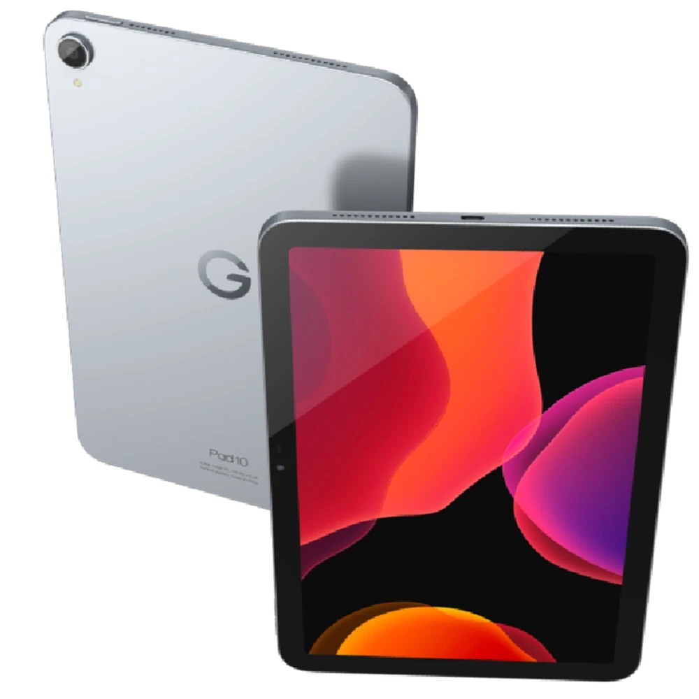 G-Tab Pad 10 Pro "Octa Core ، RAM 4GB ، تخزين 128 جيجا بايت ، شاشة عالية الدقة 10.1 بوصة ، فضية"