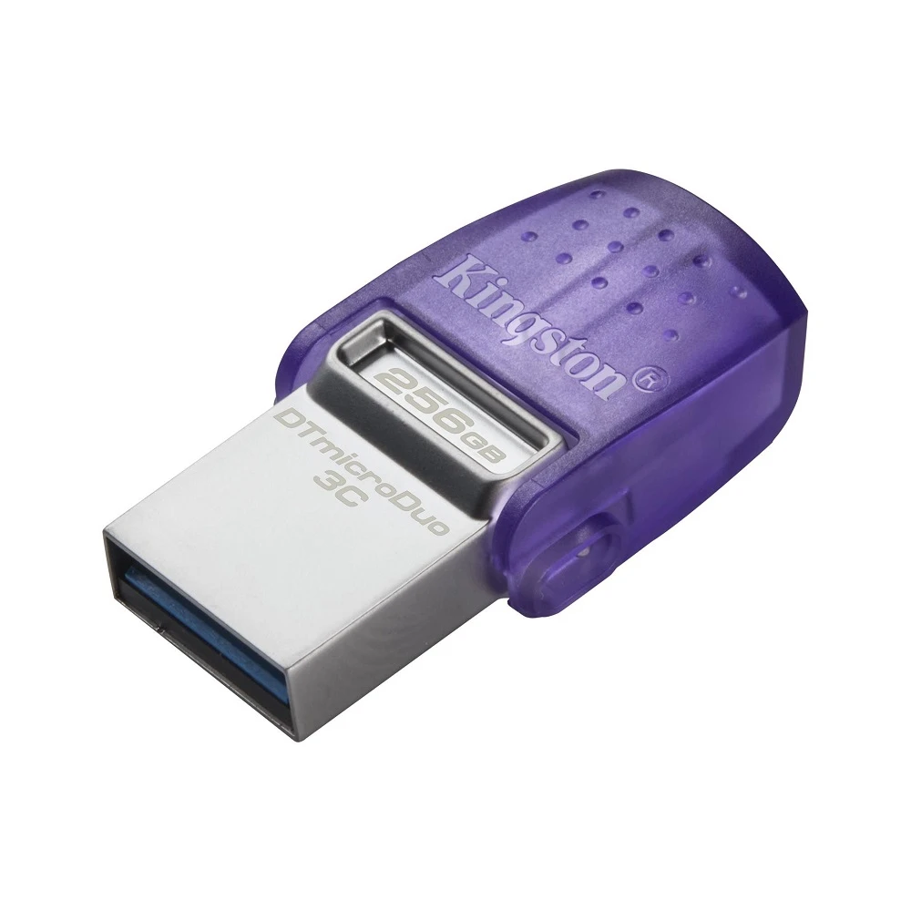 Kingston 256GB واجهة مزدوجة USB Type-C والنوع A USB 3.2 GEN 1 200MB/S قراءة-[DTDUO3CG3/256GB]